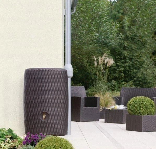 Design Regenton Rechthoek Antraciet 300 Liter 2 Design Regenton Rechthoek Antraciet 300 Liter - Afbeelding 2