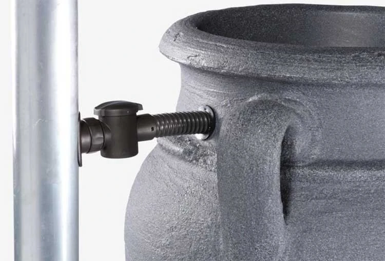 Design Regenton Muur Kruik Grijs 250 Liter 3 Design Regenton Muur Kruik Grijs 250 Liter - Afbeelding 3