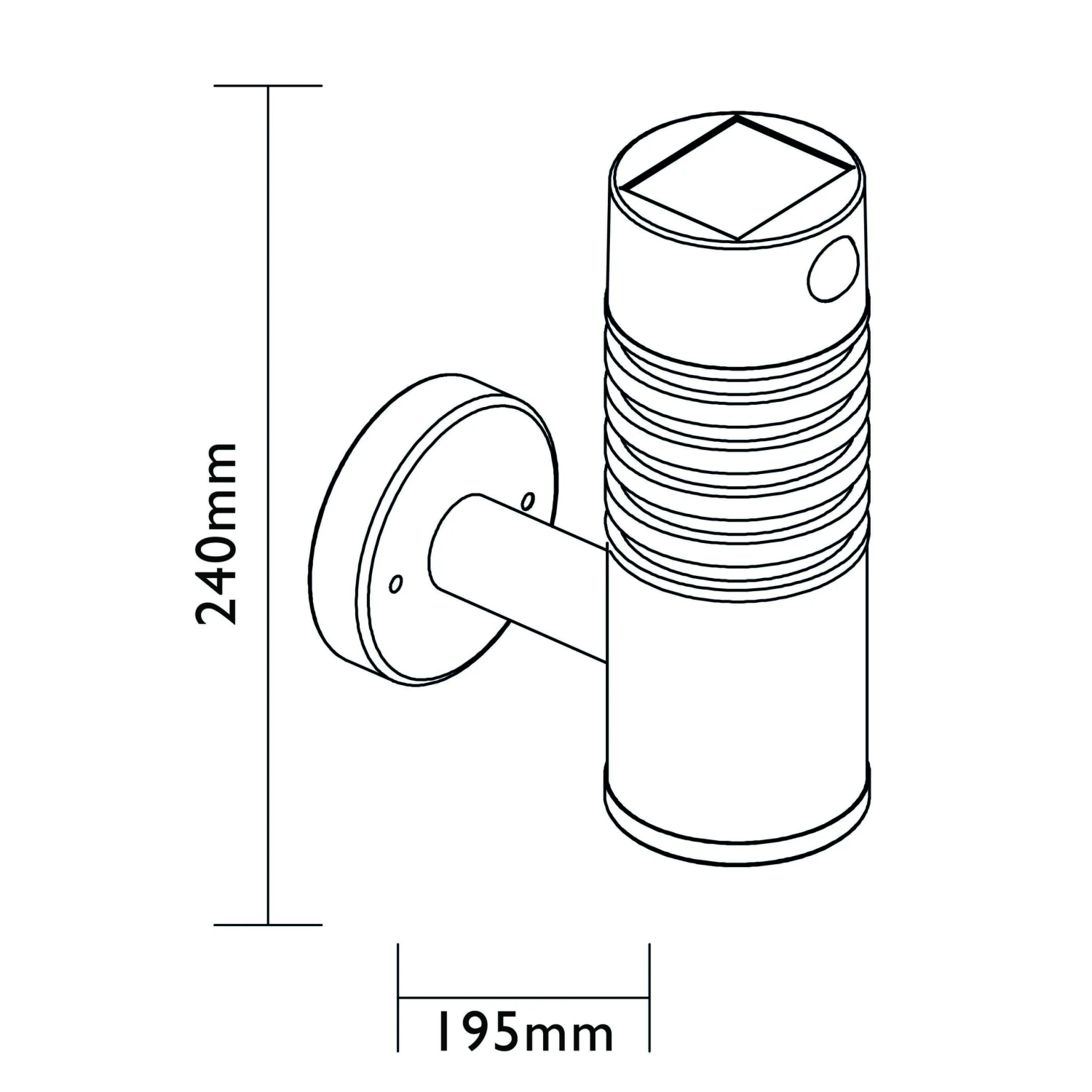 Luxform Intelligent Solar Lorient 50 Lumen PIR Wandlamp 2 Luxform Intelligent Solar Lorient 50 Lumen PIR Wandlamp - Afbeelding 2