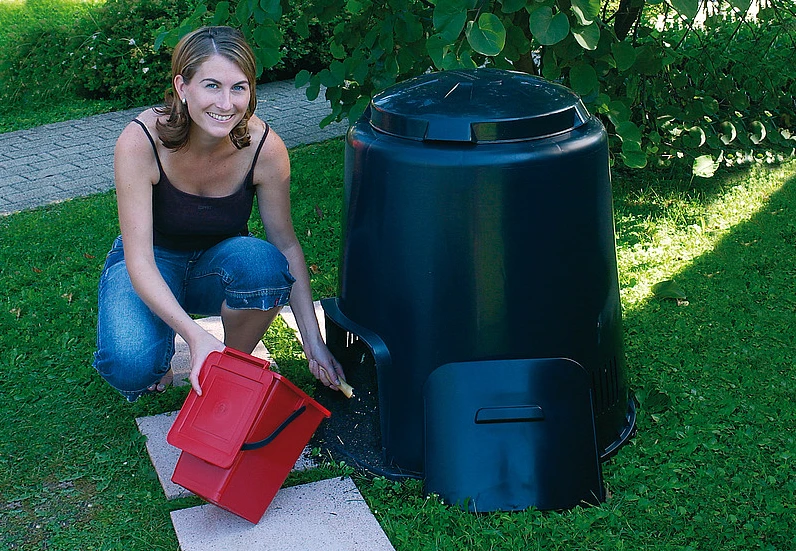 Compostvat Eco 280 Liter Zwart 3 Compostvat Eco 280 Liter Zwart - Afbeelding 3