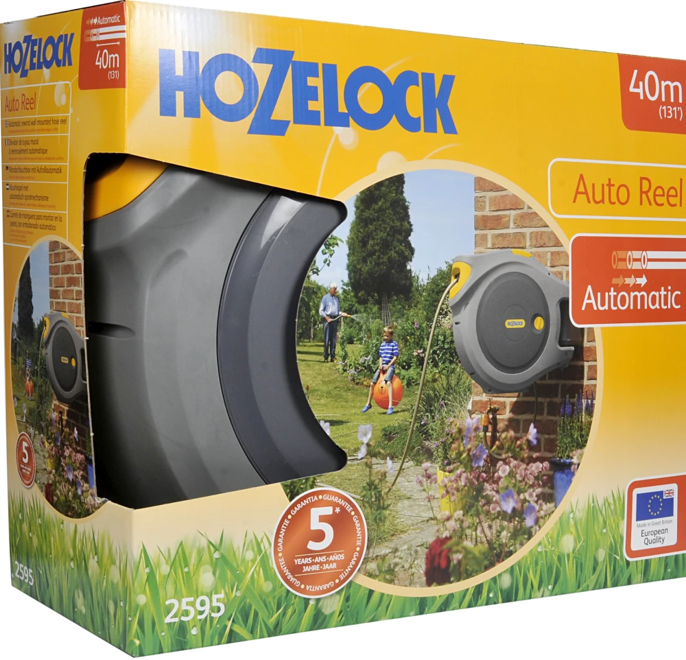 Hozelock Muurhaspel Incl. 40m Slang Auto Reel Grijs 3 Hozelock Muurhaspel Incl. 40m Slang Auto Reel Grijs - Afbeelding 3