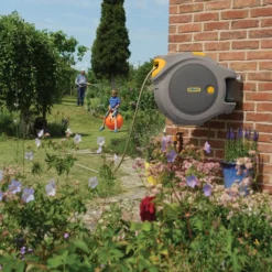 Hozelock Muurhaspel Incl. 40m Slang Auto Reel Grijs 10 Hozelock Muurhaspel Incl. 40m Slang Auto Reel Grijs -Bijzondere Tuin Verkoop 5010646053082 3