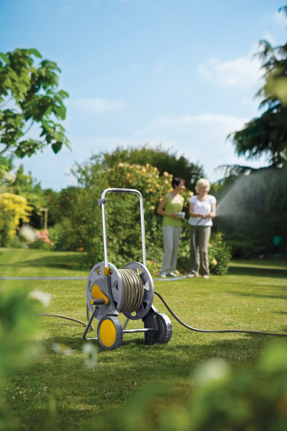 Hozelock Euro Cart Slangenwagen Voor 90 Meter 2 Hozelock Euro Cart Slangenwagen Voor 90 Meter - Afbeelding 2