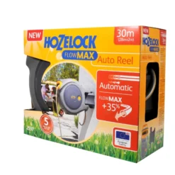 Hozelock Flowmax Auto Reel Wandslangbox + 30 M Slang 10 Hozelock Flowmax Auto Reel Wandslangbox + 30 M Slang -Bijzondere Tuin Verkoop 5010646057783 2