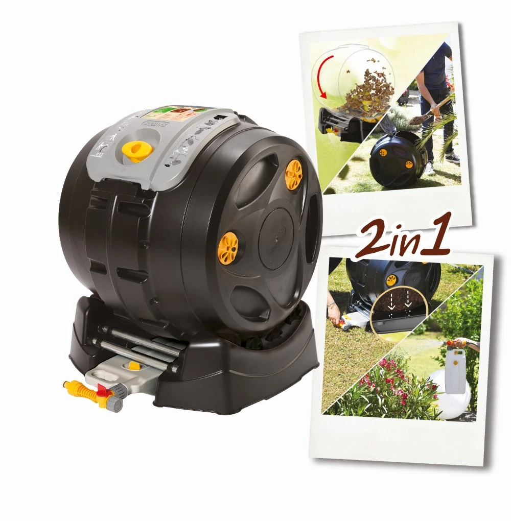 Hozelock Compostbak Easymix Tuimelcomposter 100 Liter 2 Hozelock Compostbak Easymix Tuimelcomposter 100 Liter - Afbeelding 2
