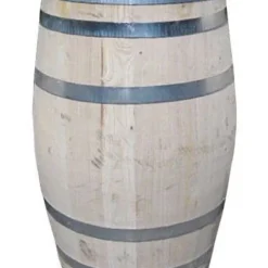 Houten Regenton Kastanje - 65 Liter Met Deksel