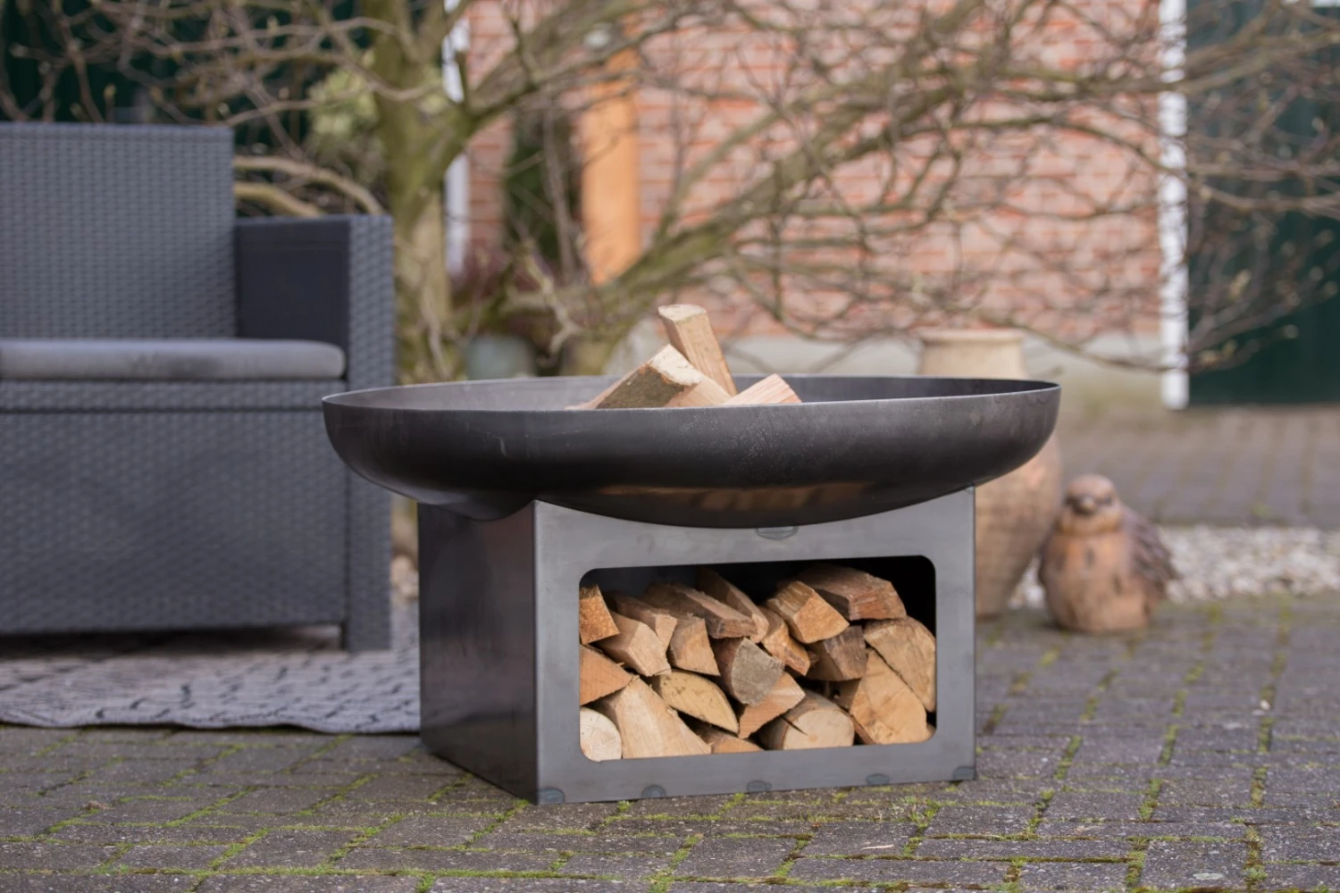 RedFire Terrashaard Vuurschaal Fire Pit Juva Industrial 80 Cm 5 RedFire Terrashaard Vuurschaal Fire Pit Juva Industrial 80 Cm - Afbeelding 5