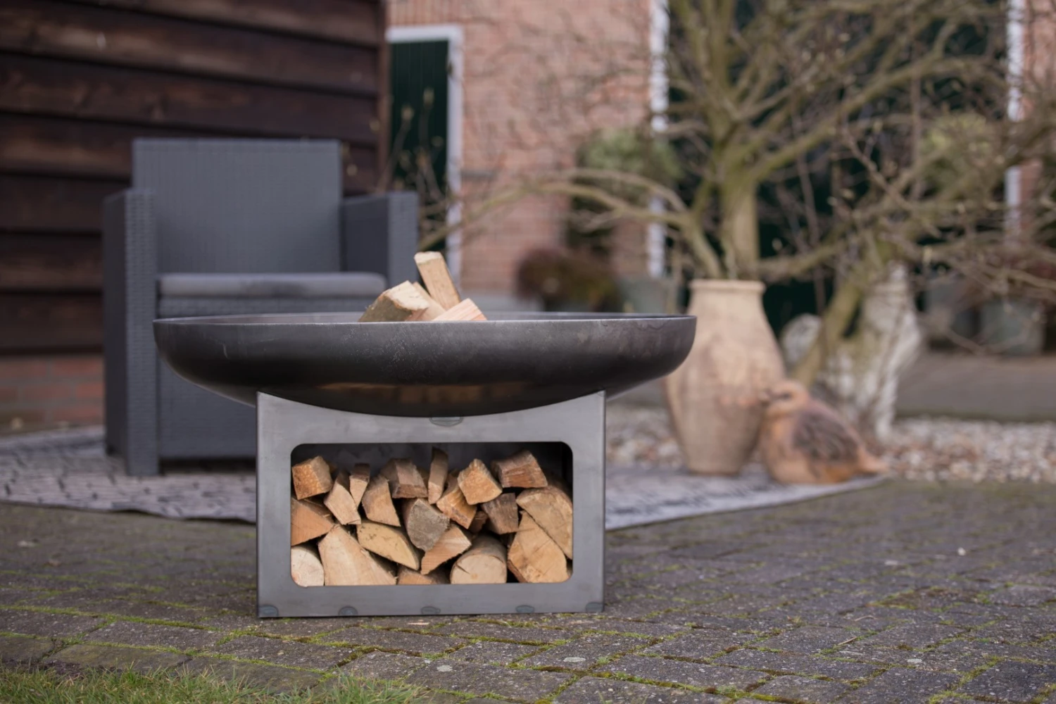 RedFire Terrashaard Vuurschaal Fire Pit Juva Industrial 80 Cm 4 RedFire Terrashaard Vuurschaal Fire Pit Juva Industrial 80 Cm - Afbeelding 4