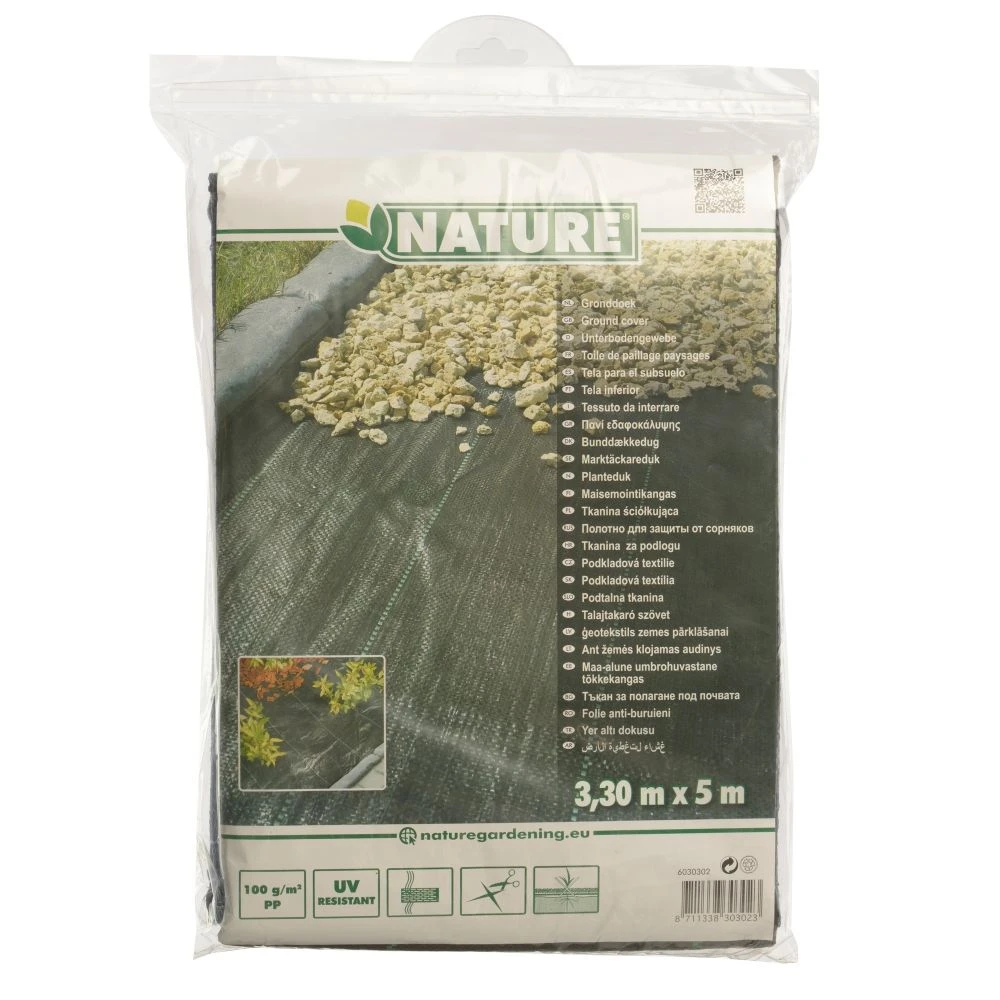 Nature Gronddoek Zwart 3.30x5m 1 Nature Gronddoek Zwart 3.30x5m