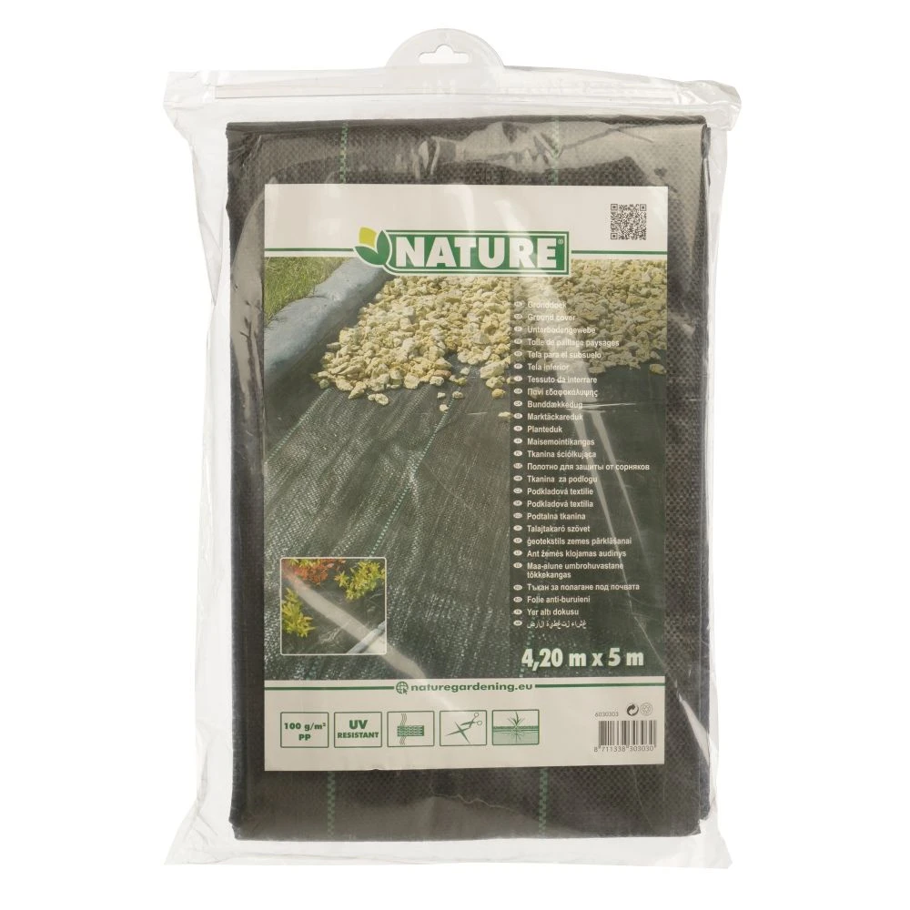 Nature Gronddoek Zwart 4.20x5m 1 Nature Gronddoek Zwart 4.20x5m