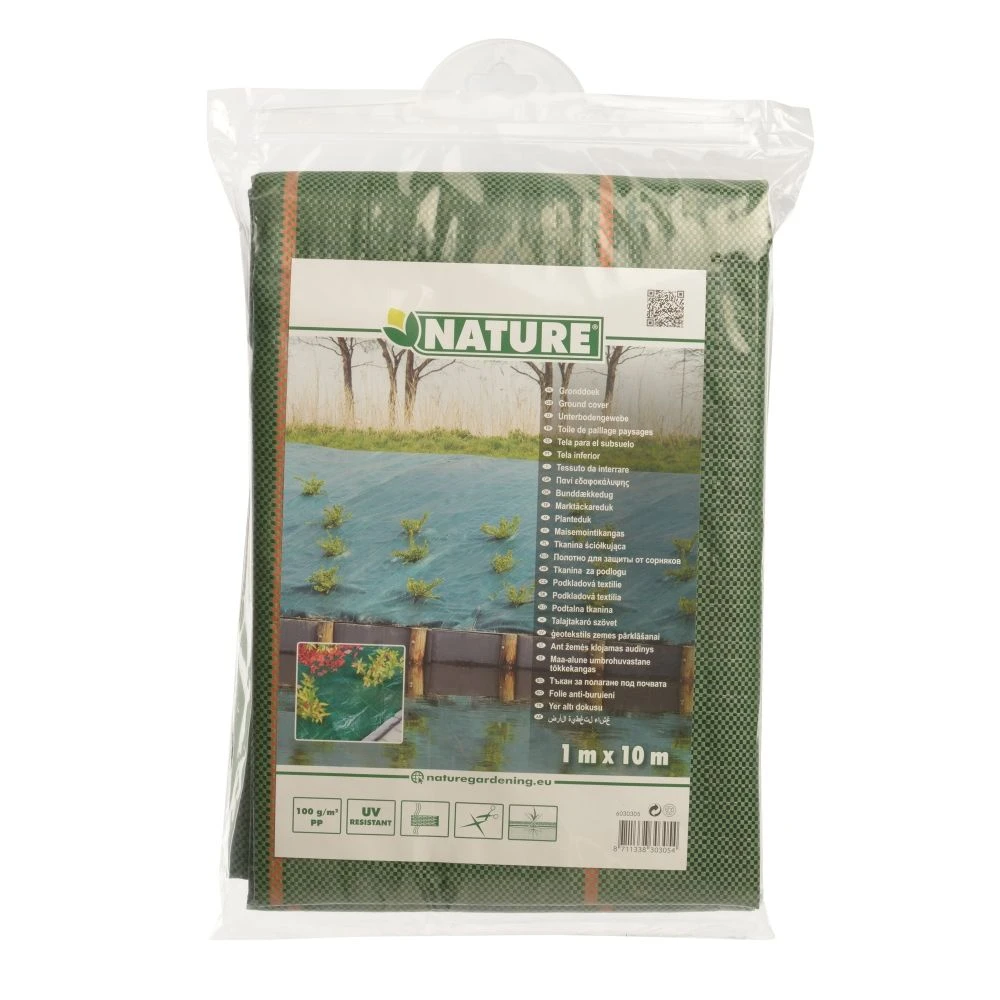 Nature Gronddoek Groen 1x10m 3 Nature Gronddoek Groen 1x10m - Afbeelding 3