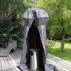 Nature Beschermhoes Terrasverwarmer Grijs H250xØ128/62cm