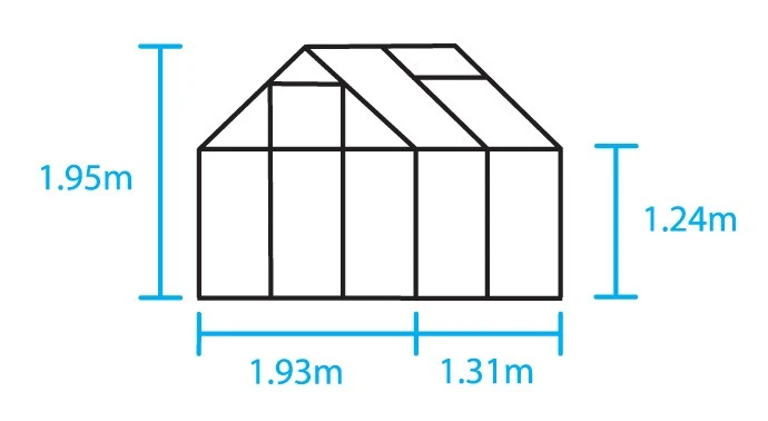 Royal Well Tuinkas Popular 46 Blank Veiligheidsglas 3mm 4 Royal Well Tuinkas Popular 46 Blank Veiligheidsglas 3mm - Afbeelding 4