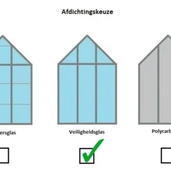 Royal Well Tuinkas En Fundering Popular 46 Blank Veiligheidsglas 3mm -Bijzondere Tuin Verkoop 8718215760047 5 Custom 1