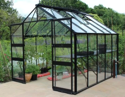 Royal Well Tuinkas Blockley 108 Zwart Gecoat Veiligheidsglas 3mm 2 Royal Well Tuinkas Blockley 108 Zwart Gecoat Veiligheidsglas 3mm - Afbeelding 2