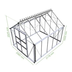 Royal Well Tuinkas Blockley 108 Zwart Gecoat Veiligheidsglas 3mm 16 Royal Well Tuinkas Blockley 108 Zwart Gecoat Veiligheidsglas 3mm -Bijzondere Tuin Verkoop 8718226334251 8