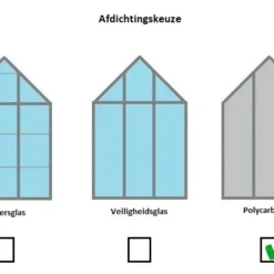 Royal Well Tuinkas Popular 46 Blank Polycarbonaat 4mm 7 Royal Well Tuinkas Popular 46 Blank Polycarbonaat 4mm -Bijzondere Tuin Verkoop 8718226336415 3 Custom