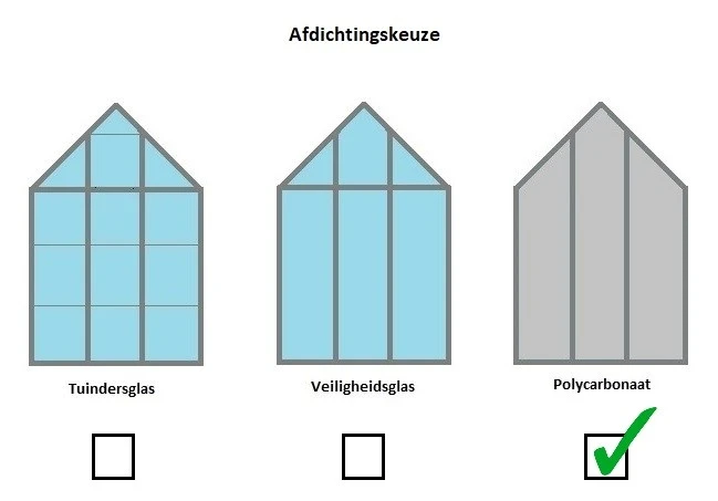 Royal Well Tuinkas Popular 46 Blank Polycarbonaat 4mm 4 Royal Well Tuinkas Popular 46 Blank Polycarbonaat 4mm - Afbeelding 4