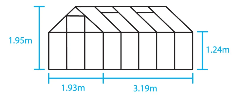 Royal Well Tuinkas En Fundering Popular 106 Blank Polycarbonaat 8 Royal Well Tuinkas En Fundering Popular 106 Blank Polycarbonaat - Afbeelding 8