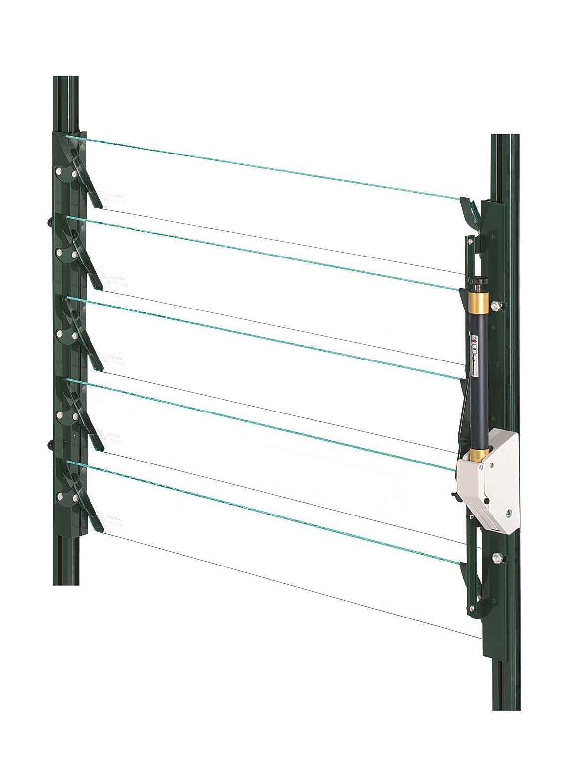 Halls Louvreraam 5L 457 X 610 Mm Veiligheidsglas Blank 1 Halls Louvreraam 5L 457 X 610 Mm Veiligheidsglas Blank