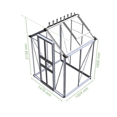 Royal Well Tuinkas Birdlip 44 Zwart Gecoat Veiligheidsglas 3 Mm 2 Royal Well Tuinkas Birdlip 44 Zwart Gecoat Veiligheidsglas 3 Mm - Afbeelding 2