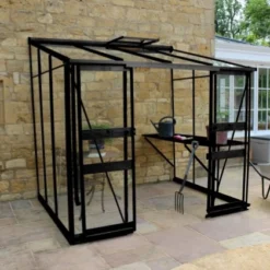 Royal Well Muurkas Broadway 86 Zwart Gecoat Veiligheidsglas 3mm