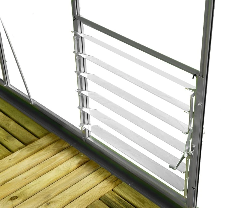 Halls Louvreraam 6L 610 X 610 Mm Veiligheidsglas Blank 1 Halls Louvreraam 6L 610 X 610 Mm Veiligheidsglas Blank