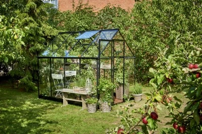 Royal Well Tuinkas Qube 86 Zwart Gecoat Veiligheidsglas 3mm 1 Royal Well Tuinkas Qube 86 Zwart Gecoat Veiligheidsglas 3mm