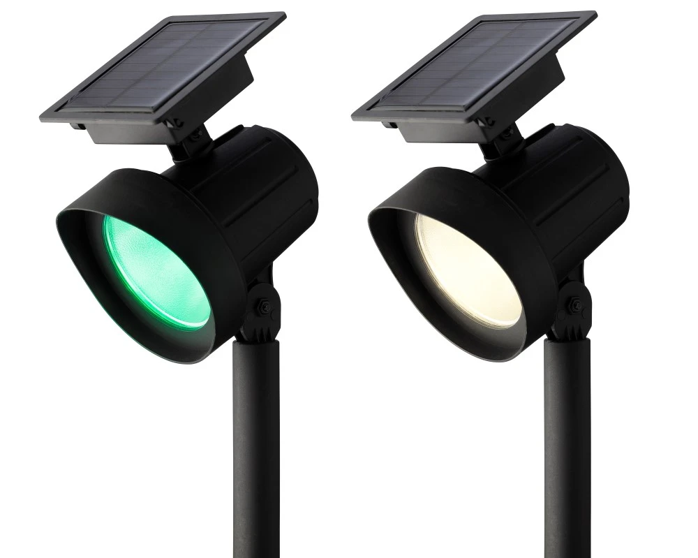 Solar Tuinspot 8 Functies 2 Stuks 1 Solar Tuinspot 8 Functies 2 Stuks