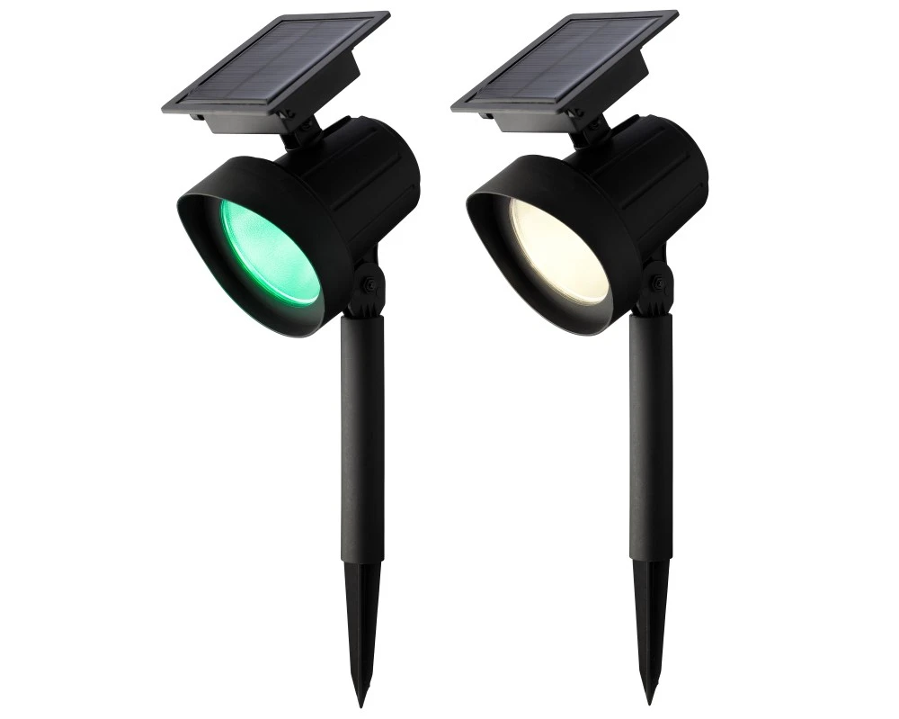 Solar Tuinspot 8 Functies 2 Stuks 2 Solar Tuinspot 8 Functies 2 Stuks - Afbeelding 2