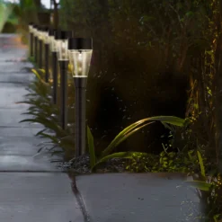 Tuinlampen Set Solar Zwart Kunststof 10 Stuks 7 Tuinlampen Set Solar Zwart Kunststof 10 Stuks -Bijzondere Tuin Verkoop 895822s