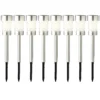 Tuinlampen Set Solar Zilver RVS 10 Stuks