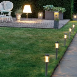 Tuinlampen Set Solar Zilver RVS 10 Stuks 10 Tuinlampen Set Solar Zilver RVS 10 Stuks -Bijzondere Tuin Verkoop 895823s4