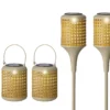 Tuinlampen Set Solar Creme 4 Stuks