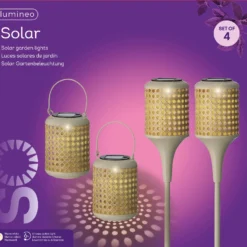 Tuinlampen Set Solar Creme 4 Stuks 9 Tuinlampen Set Solar Creme 4 Stuks -Bijzondere Tuin Verkoop 897416v
