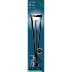 Solar Staande Lamp RVS Zwart Lang 5 Solar Staande Lamp RVS Zwart Lang -Bijzondere Tuin Verkoop 897672v