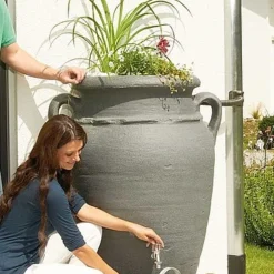 Design Regenton Muur Kruik Antraciet 600 Liter -Bijzondere Tuin Verkoop 91333979c8ab970a47f0c01b7d66fa71