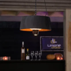 Sunred Terrasverwarmer Heater Artix Hanging Black 1500 -Bijzondere Tuin Verkoop Artix C HB Lifestyle 02 Large