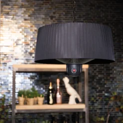 Sunred Terrasverwarmer Heater Artix Hanging Black 1500 -Bijzondere Tuin Verkoop Artix C HB Lifestyle 03 Large