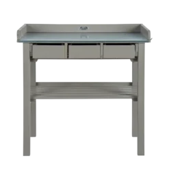 Esschert Tuinwerktafel Met Lades Grijs 8 Esschert Tuinwerktafel Met Lades Grijs -Bijzondere Tuin Verkoop CF29G 04