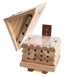 Houten Bijenkorf Stapelbaar Flip Top | Insectenhotel -Bijzondere Tuin Verkoop D8 Y4Y3A scaled