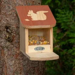 Esschert Diapositief Eekhoornvoederhuis 7 Esschert Diapositief Eekhoornvoederhuis -Bijzondere Tuin Verkoop Diapositief eekhoornvoederhuis 4