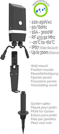 Easy Connect Draadloze Aan/uit Schakelaar (controlbox + Switch) 2 Easy Connect Draadloze Aan/uit Schakelaar (controlbox + Switch) - Afbeelding 2