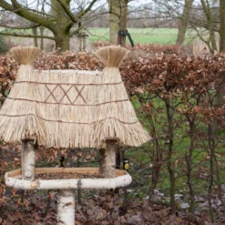 Esschert Voedertafel Voedertafel Op Paal Berken L -Bijzondere Tuin Verkoop FB317 41 Custom