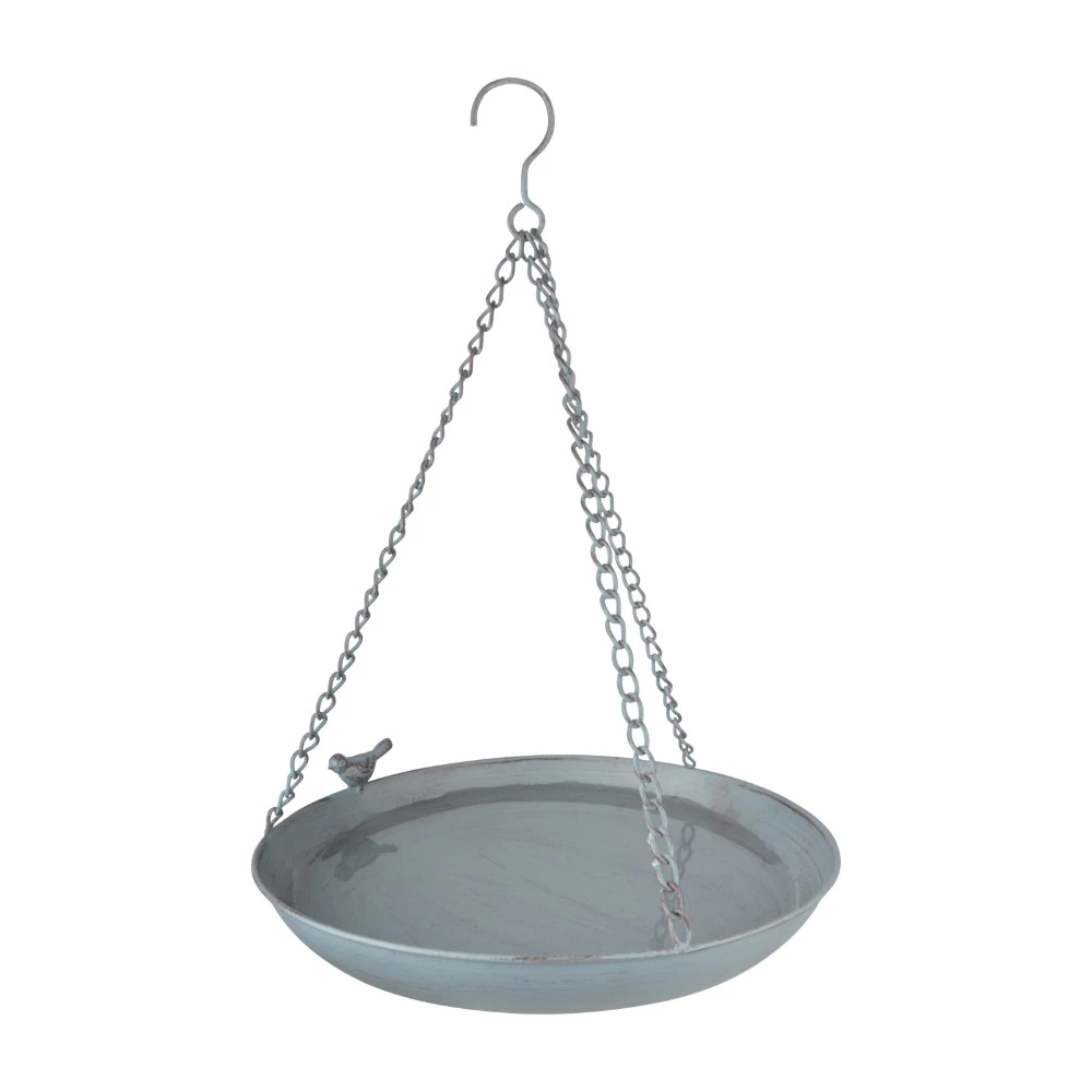 Esschert Grey Metal Hangend Vogelbad 1 Esschert Grey Metal Hangend Vogelbad