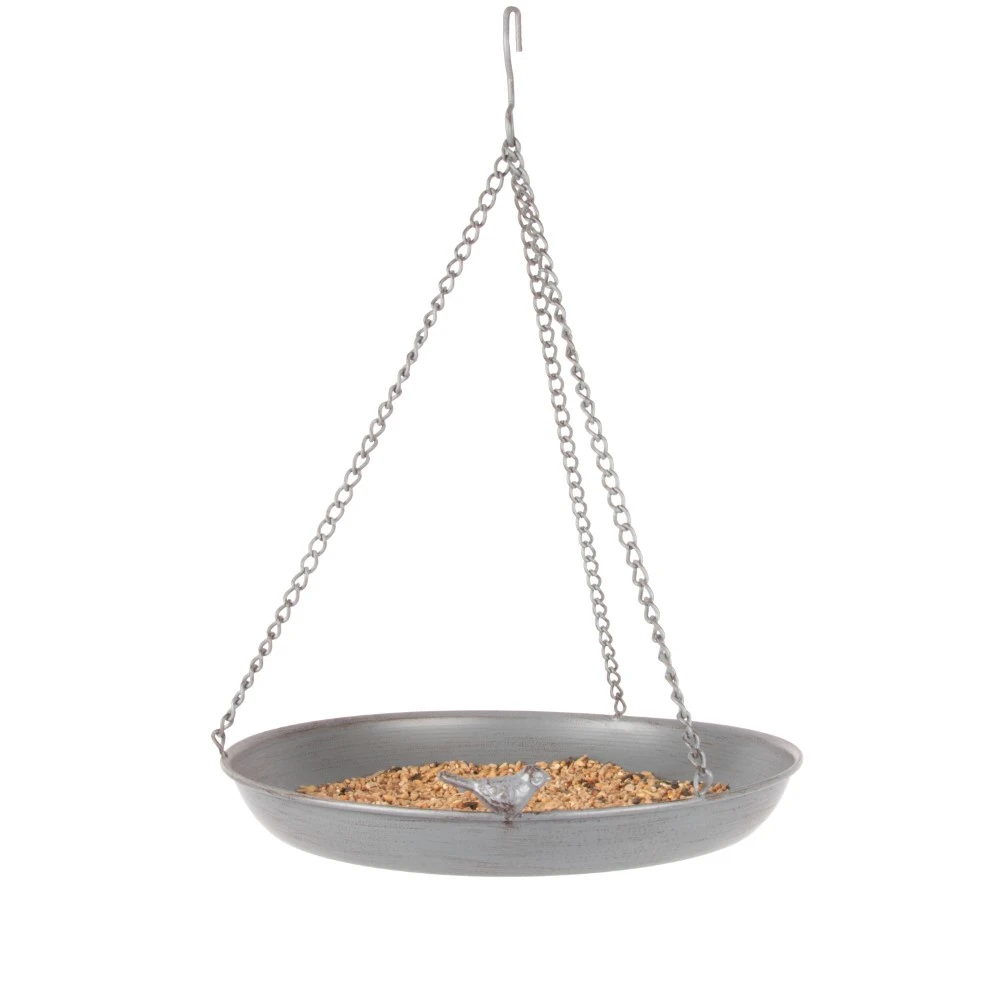 Esschert Grey Metal Hangend Vogelbad 2 Esschert Grey Metal Hangend Vogelbad - Afbeelding 2