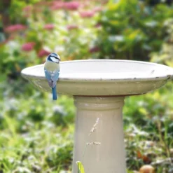 Esschert Vogelbad Op Voet Keramiek Creme -Bijzondere Tuin Verkoop FB423 41