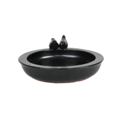 Esschert Vogelbad Keramiek Rond Grijs