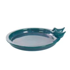 Esschert Vogelbad Keramiek Rond Petrol L -Bijzondere Tuin Verkoop FB544 04