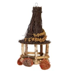 Esschert Vogelhangerhuisje Berken Met Voer 9 Esschert Vogelhangerhuisje Berken Met Voer -Bijzondere Tuin Verkoop FB851 04